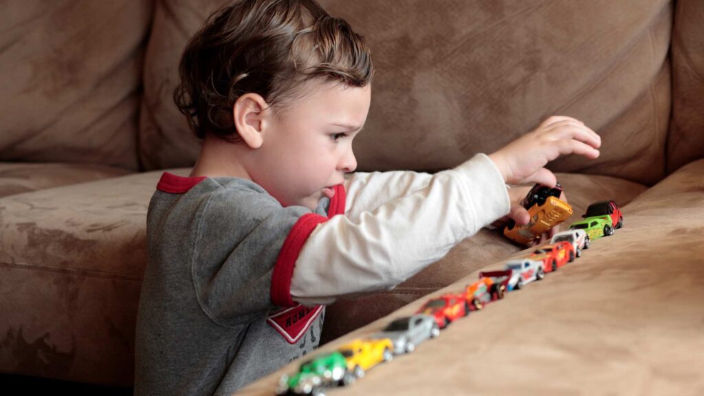 Kids with ASD playing